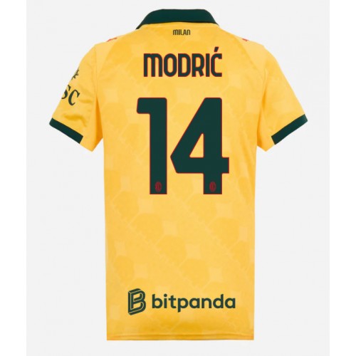 Stroje piłkarskie AC Milan Luka Modric #14 Koszulka Trzeciej dla damskie 2025-26 Krótki Rękaw